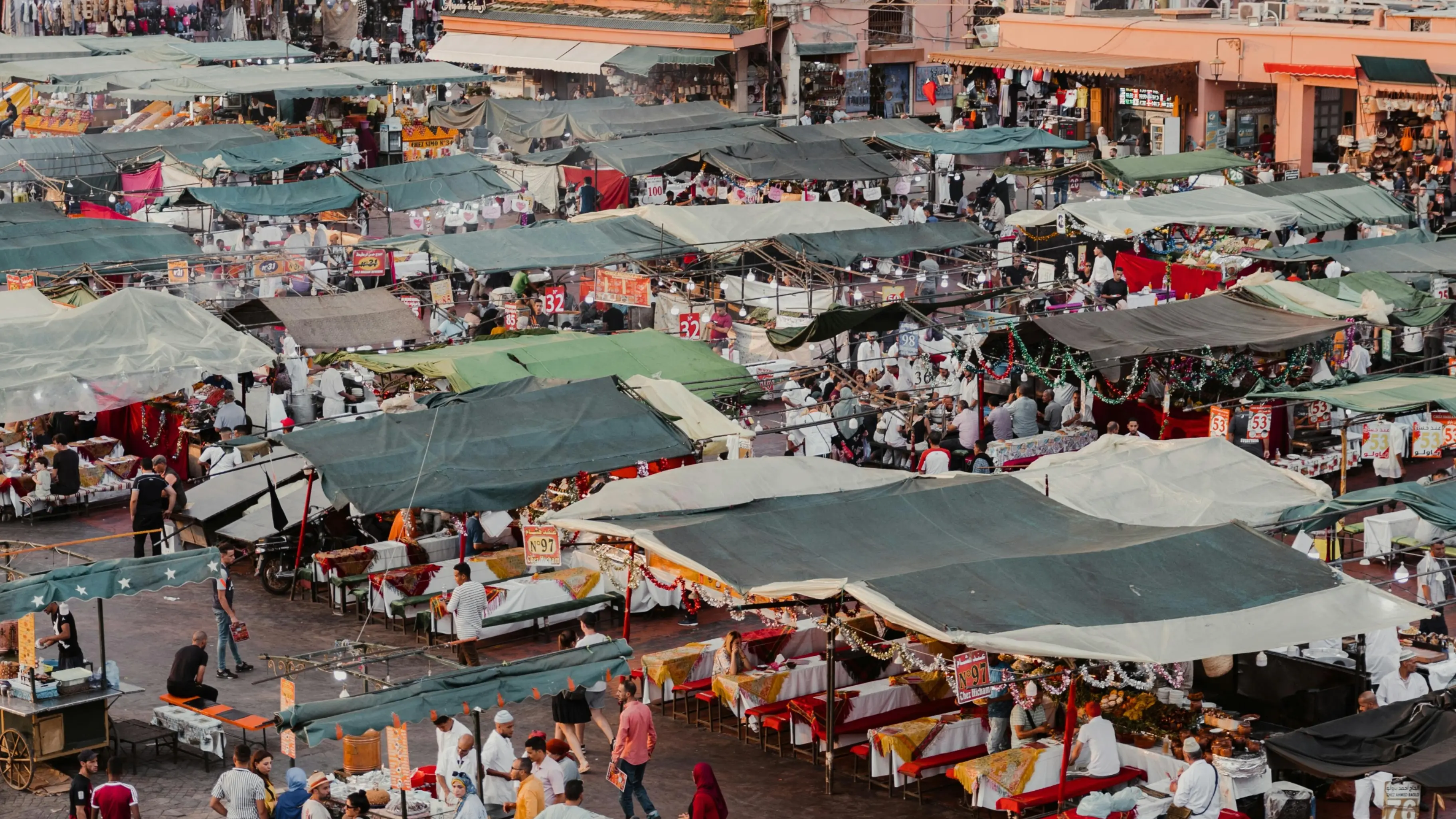 Place Jemaa el-Fna / Gargotes de la Place